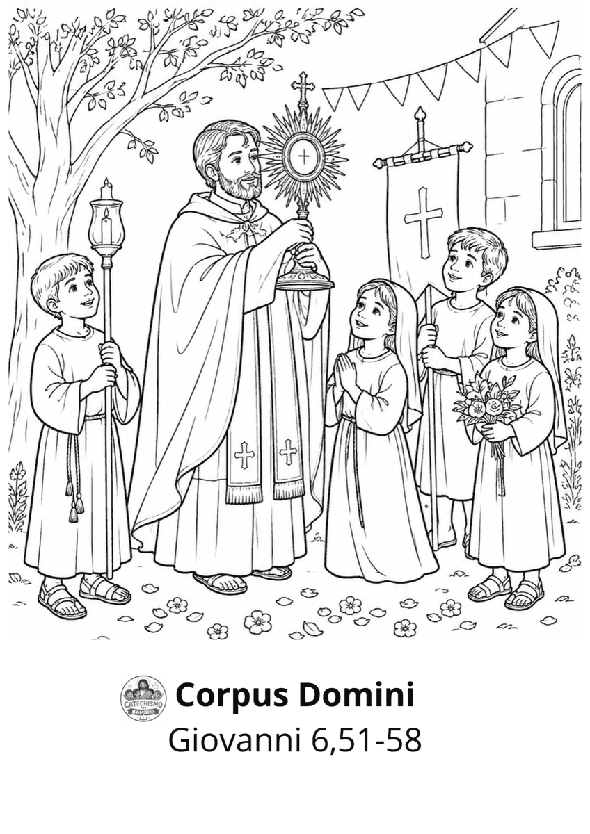 Disegno da colorare: Corpus Domini