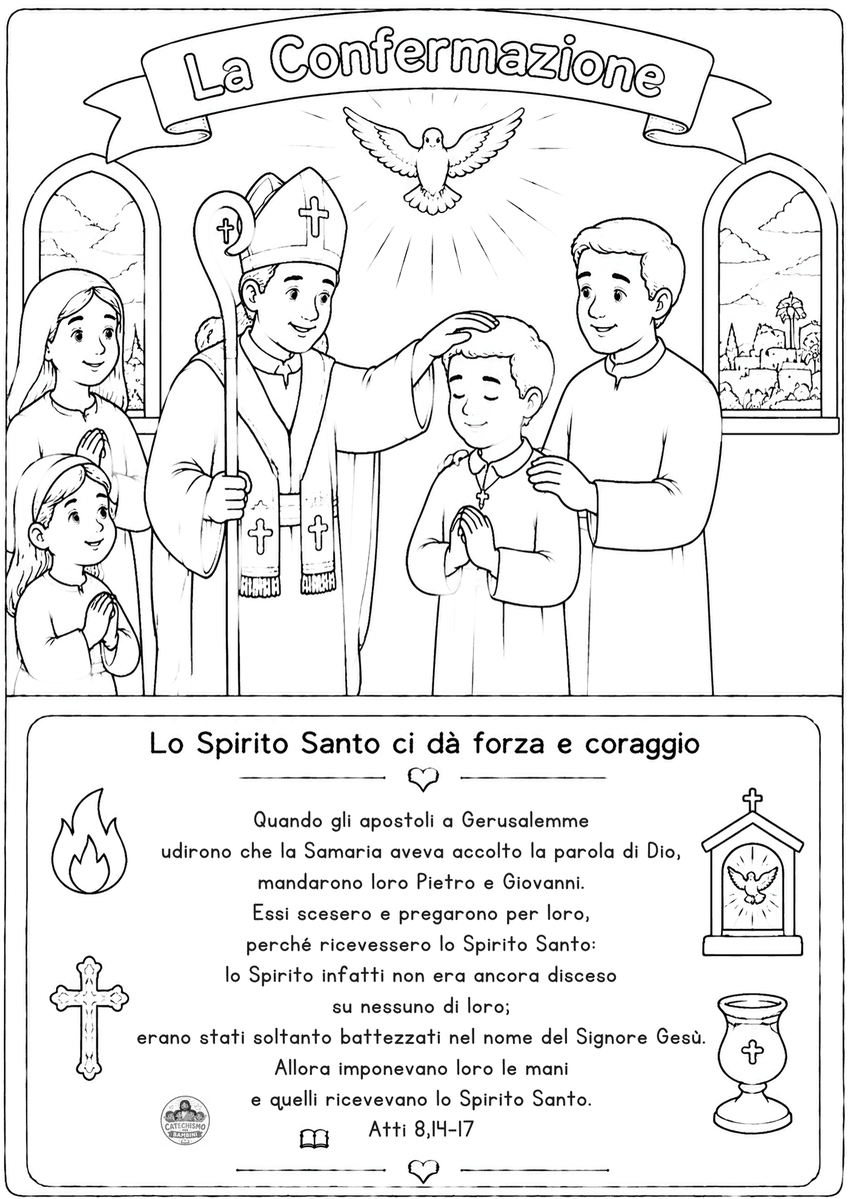 Disegno da colorare: La Confermazione
