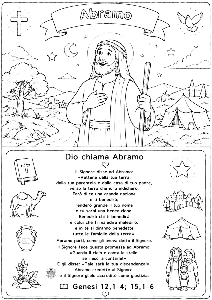 Disegno da colorare: Abramo