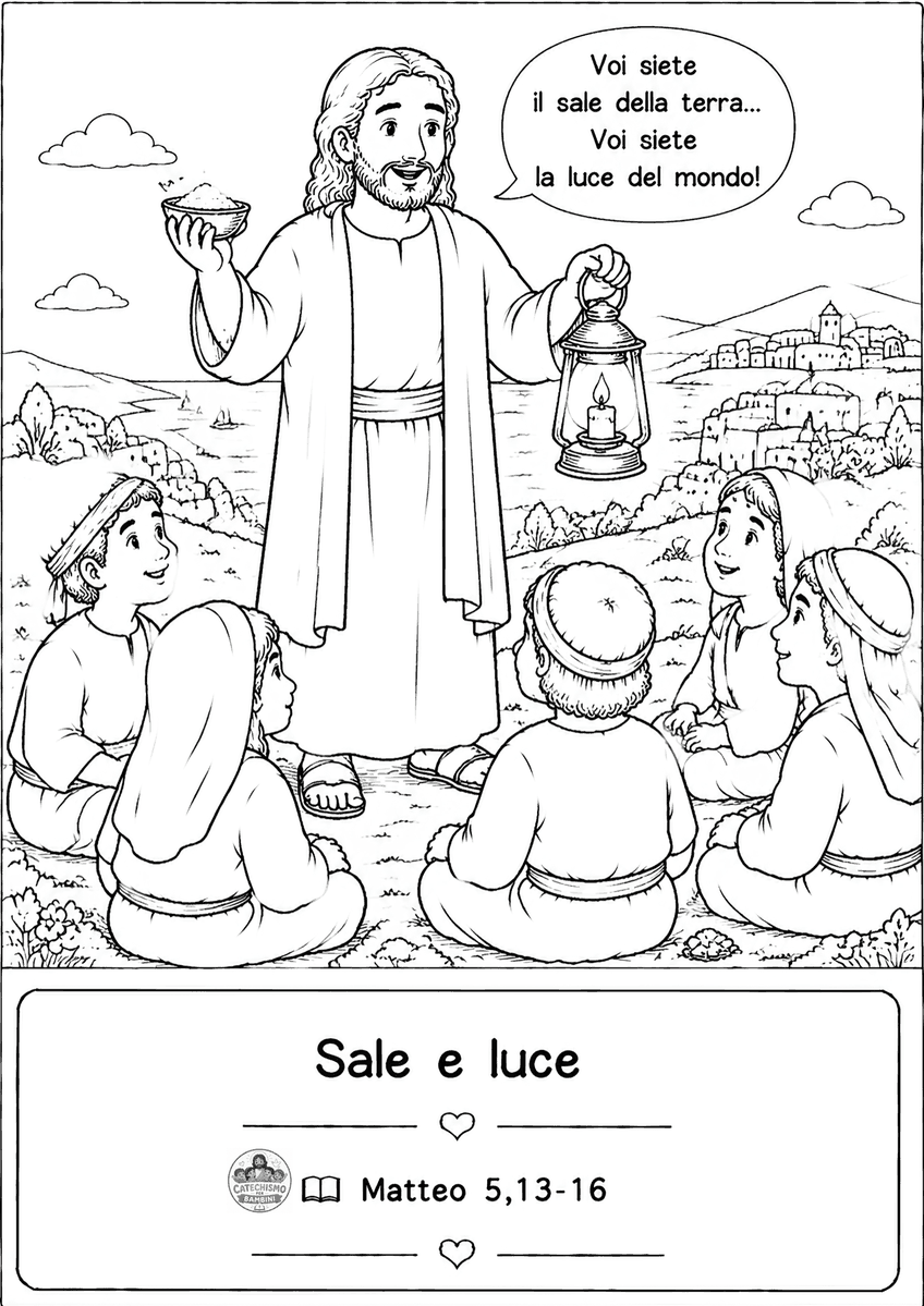 Disegno da colorare: Sale e luce