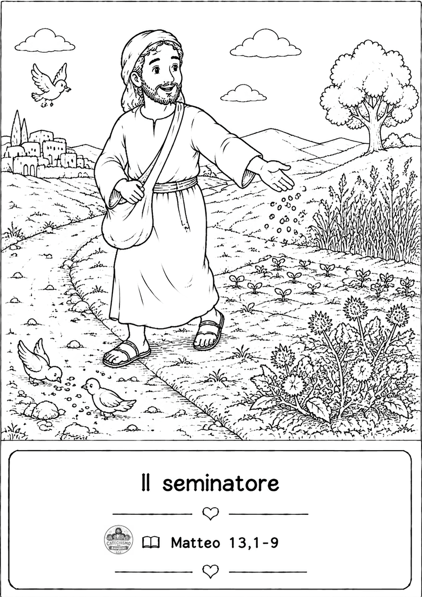 Disegno da colorare: Il seminatore